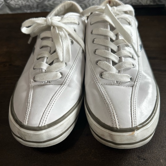 Tretorn Shoes - Tretorn White Lace-Up Sneakers 9